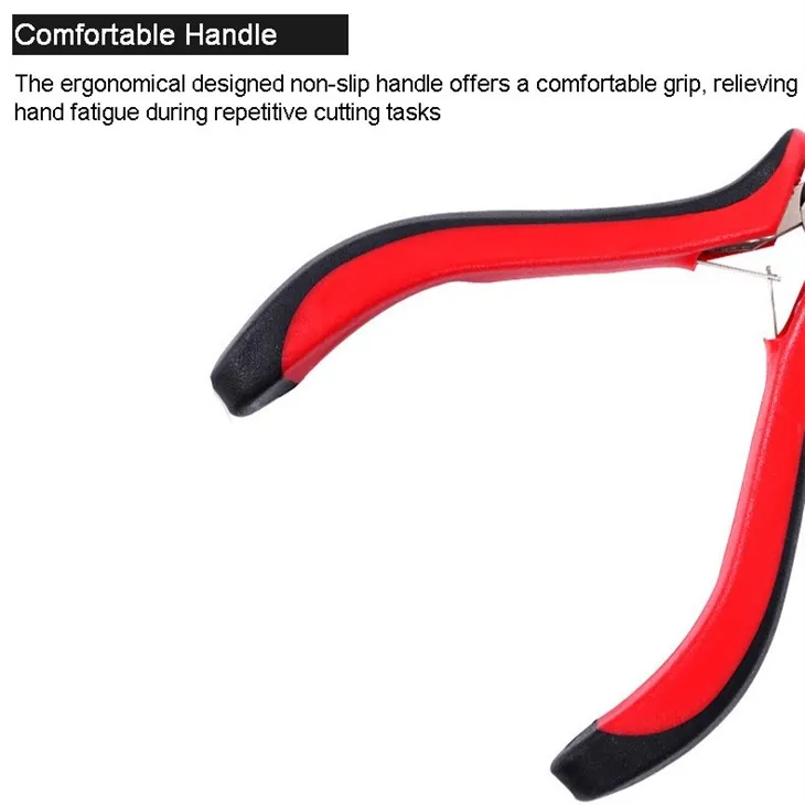 Nickel Plated Serrated Hair Extension Pliers